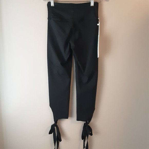 🌞New Kallula Black Kamila Dancer Yoga Pants Wrap Around Leg Ties, 4 - Picture 8 of 16